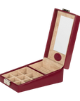 Boîte à bijoux petite Merino / rouge